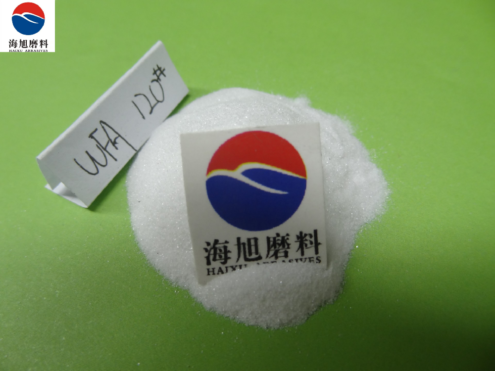 白刚玉120目用于钛合金滚筒喷砂白色氧化铝白色金刚砂